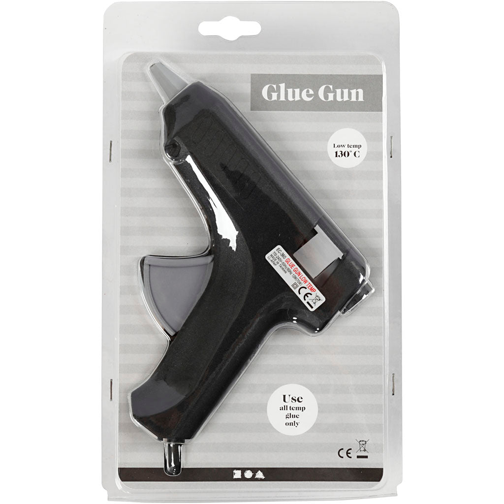 Maxi Glue Gun, 130 °C - Low Temperature, ca. 150 cm cord, EU, 1 pc [HOB-3911255]