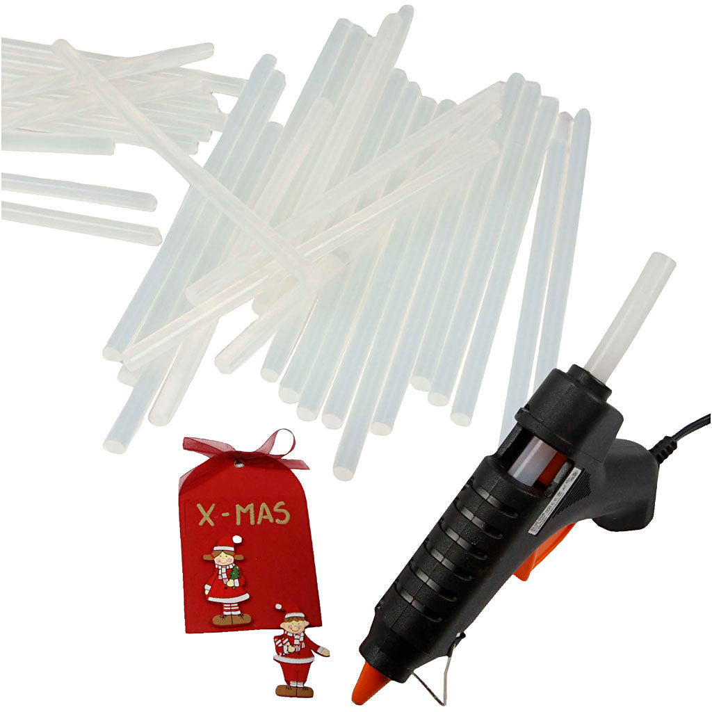 Glue Sticks Maxi, L: 25 cm, dia. 11 mm, 50 pc/ 1 pack [HOB-391225]
