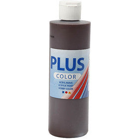 Plus Color Craft Paint, chocolate, 250 ml/ 1 bottle [HOB-39401]