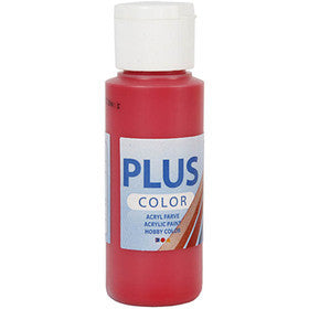 Plus Color Craft Paint, berry red, 60 ml/ 1 bottle [HOB-39629]