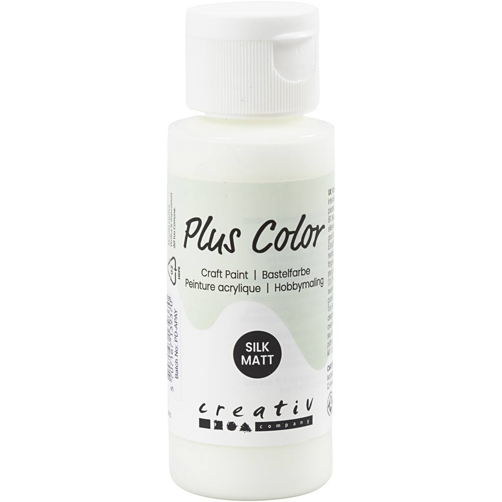 Plus Color Craft Paint, off-white, 60 ml/ 1 bottle