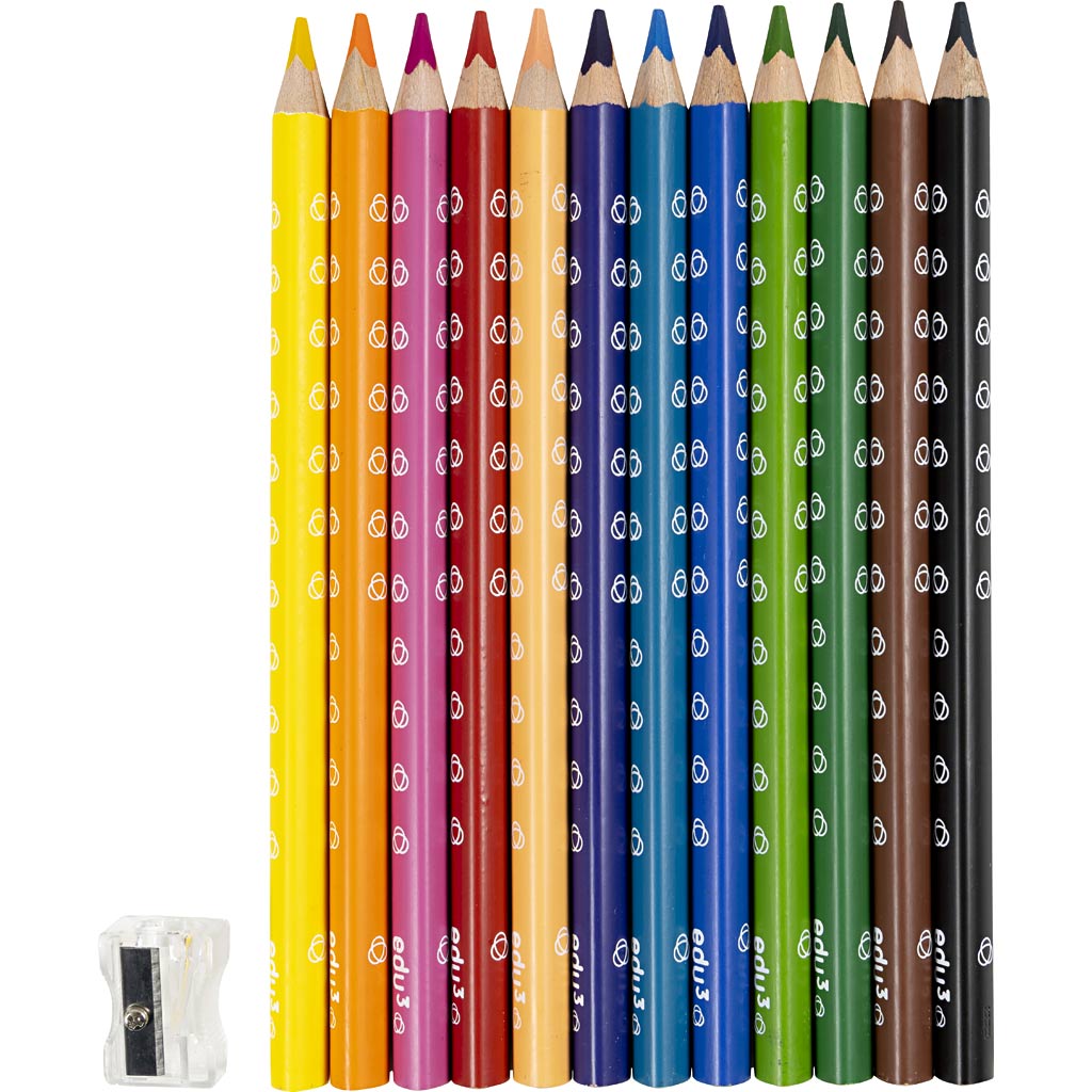 thickness 10 mm, lead 5 mm, assorted colours, 12 pc/ 1 pack [HOB-409814]