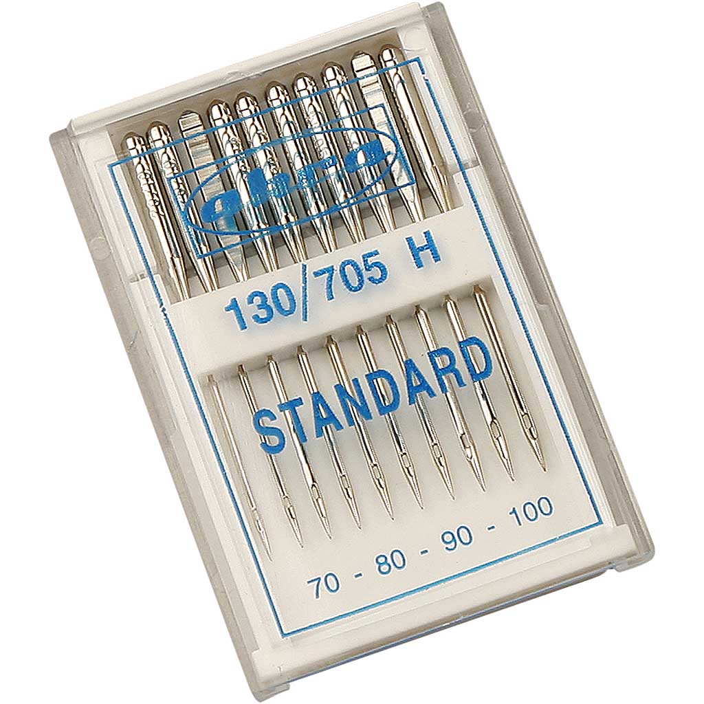 Sewing Machine Needles, no. 70+80+90+100, 10 pc/ 1 pack [HOB-41150]