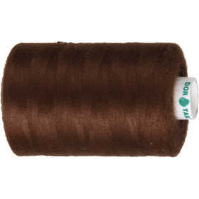 Sewing Thread, brown, 1000 m/ 1 roll [HOB-41216]