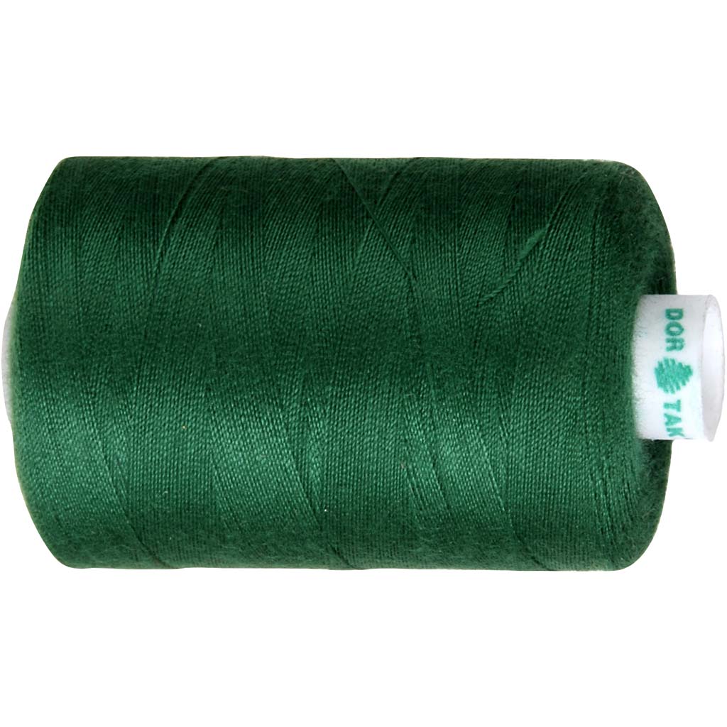 Sewing Thread, green, 1000 m/ 1 roll [HOB-41221]