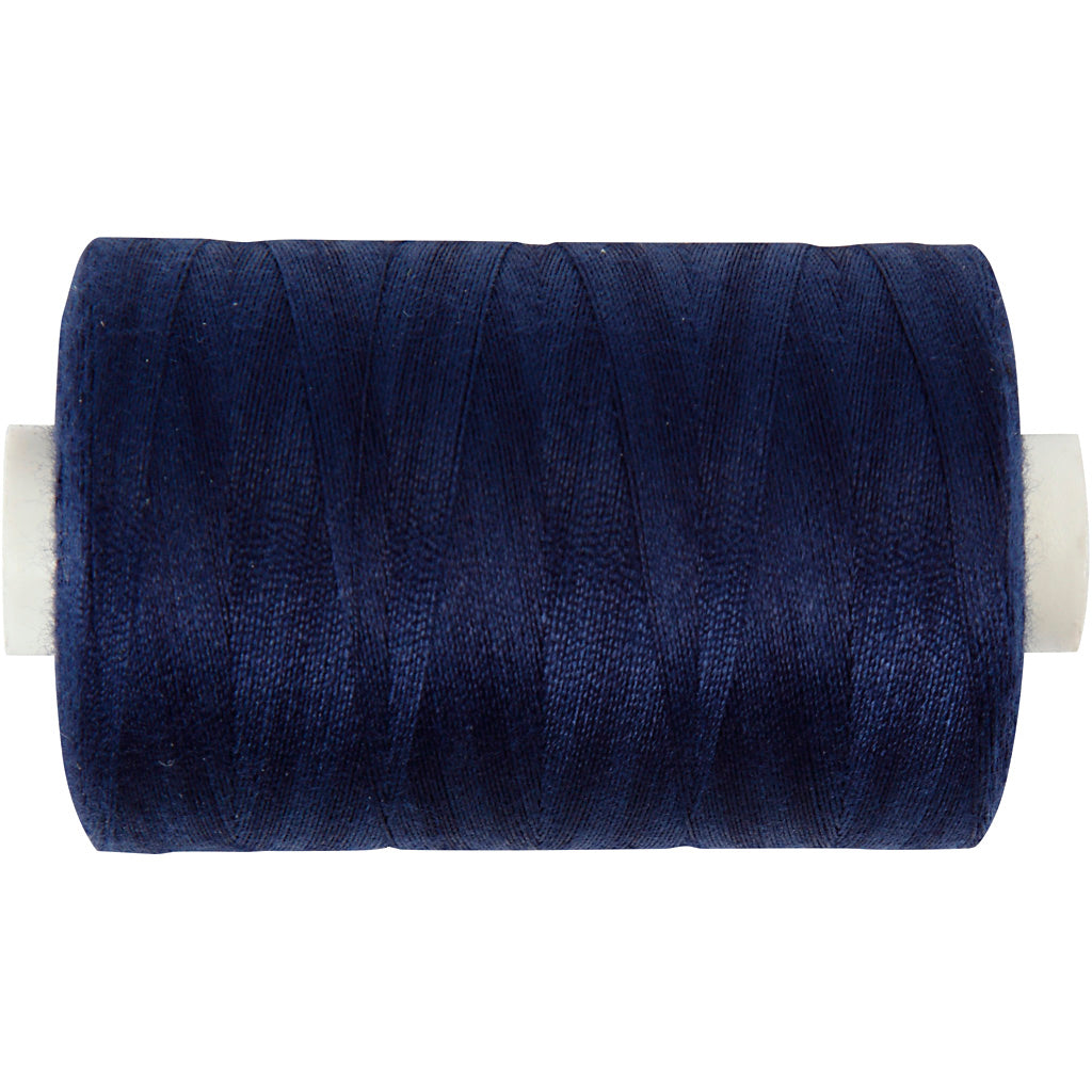 Sewing Thread, navy blue, 1000 m/ 1 roll
