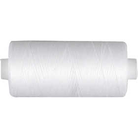 Sewing Thread, white, 1000 m/ 1 roll [HOB-41281]