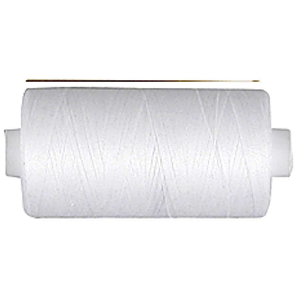 Sewing Thread, white, 1000 m/ 1 roll [HOB-41281]