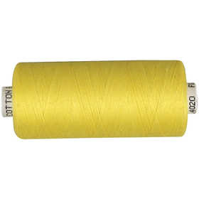 Sewing Thread, yellow, 1000m/ 1 roll [HOB-41282]
