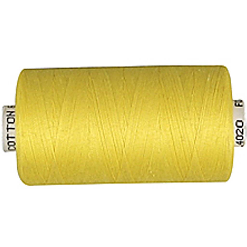 Sewing Thread, yellow, 1000m/ 1 roll [HOB-41282]