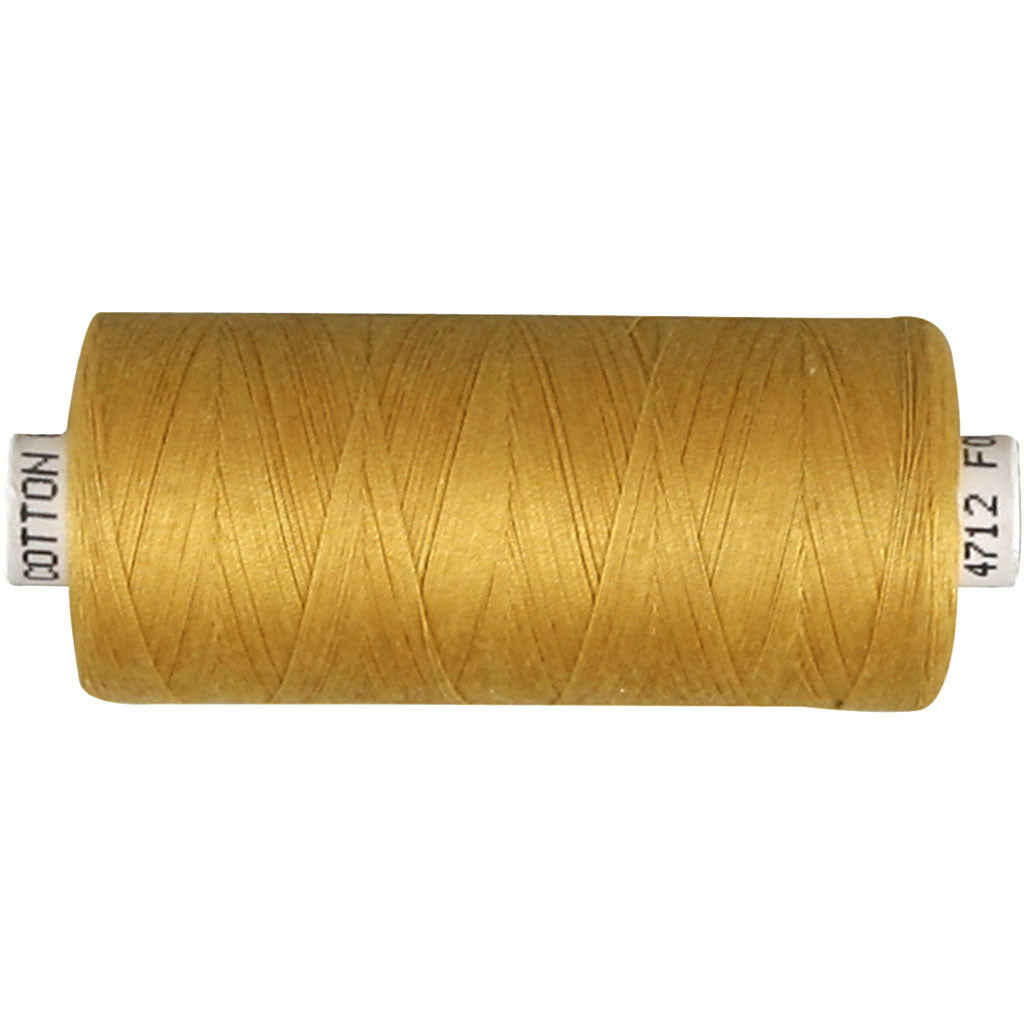 Sewing Thread, golden, 1000 m/ 1 roll [HOB-41283]