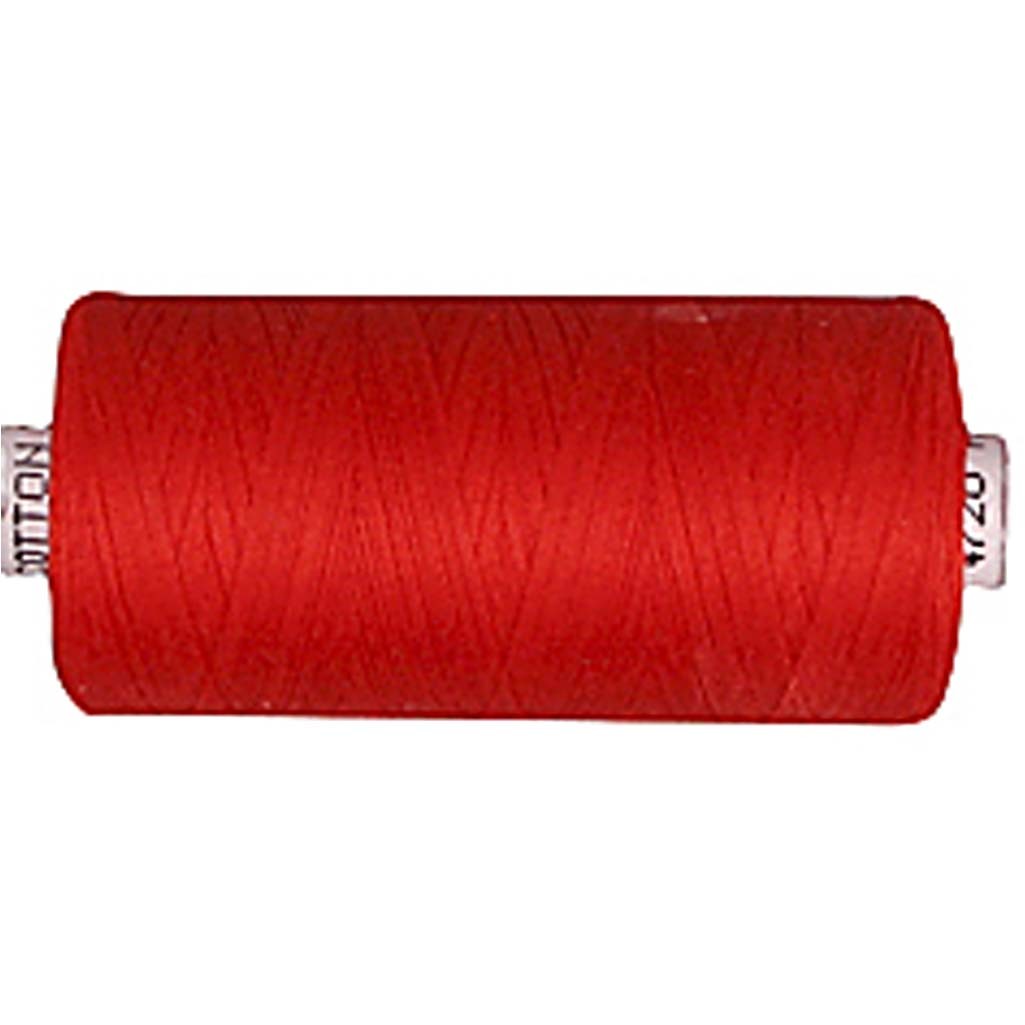 Sewing Thread, red, 1000 m/ 1 roll [HOB-41285]