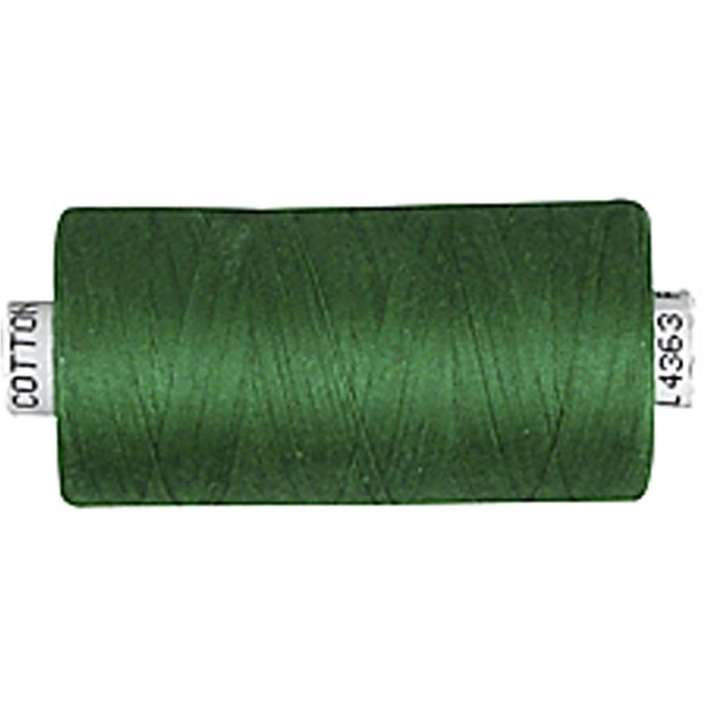 Sewing Thread, green, 1000 m/ 1 roll [HOB-41295]