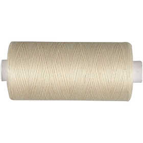 Sewing Thread, off-white, 1000 m/ 1 roll [HOB-41296]