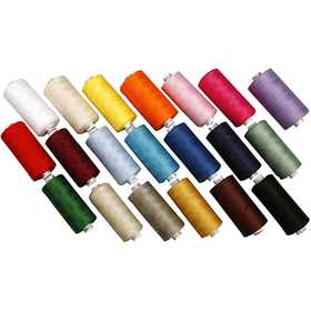 Sewing Thread, Content may vary , 20x1000 m/ 1 pack [HOB-41301]