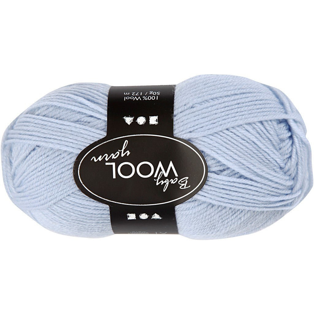 Baby Yarn, L: 172 M, light blue, 50 g/ 1 ball [HOB-41345]