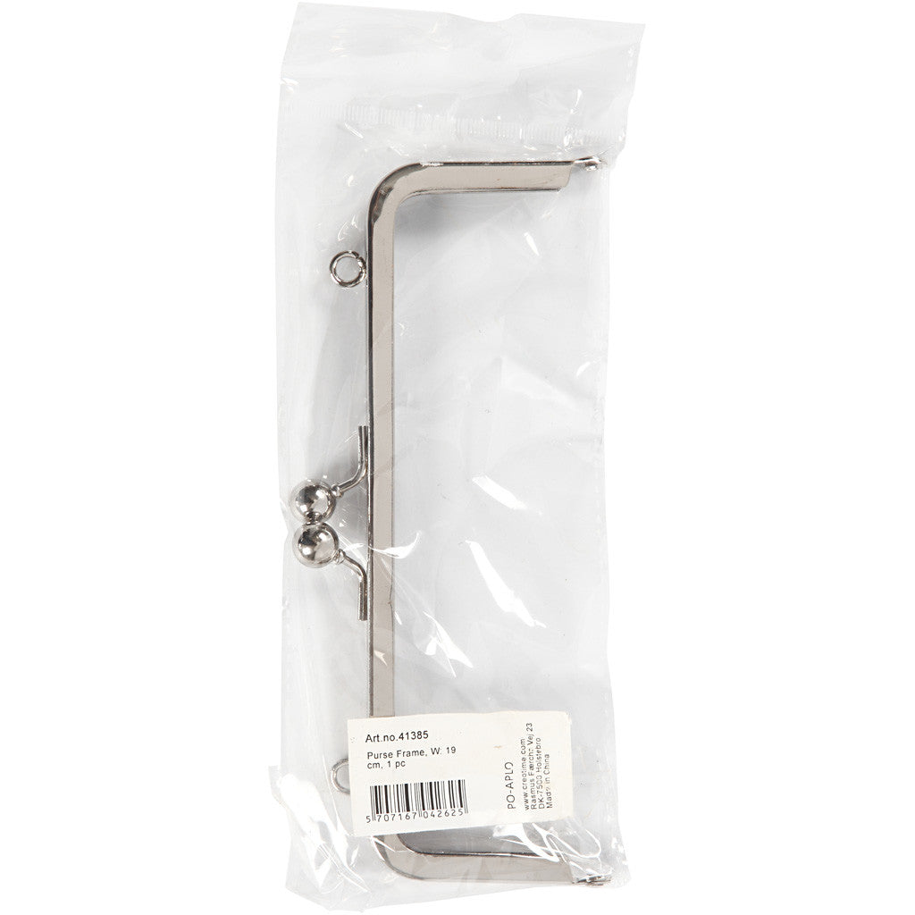 Purse Frame, W: 19 cm, 1 pc [HOB-41385]
