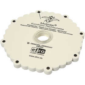 Kumihimo Braiding Disc, dia. 16 cm, thickness 1 cm, 1 pc [HOB-41590]