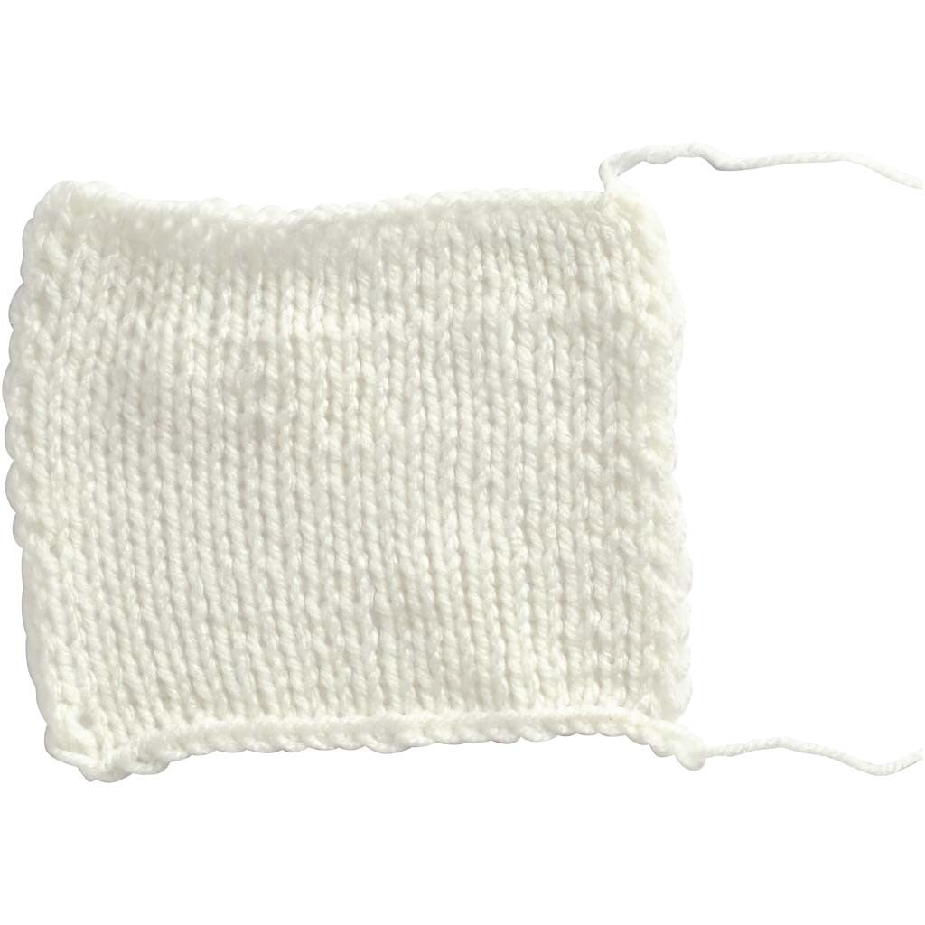 Fantasia Acrylic Yarn, L: 80 M, white, 50 g/ 1 ball [HOB-421710]