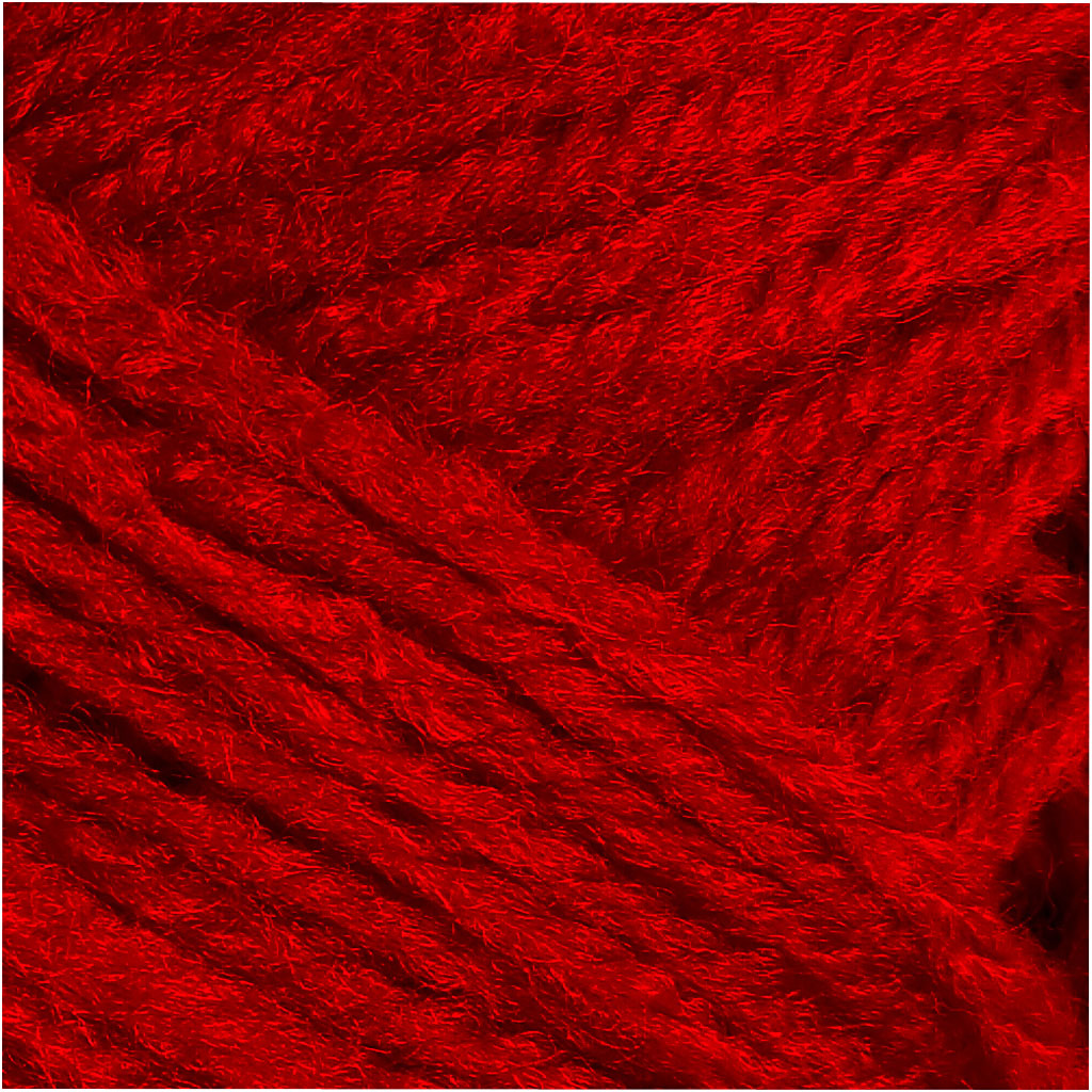 Fantasia Acrylic Yarn, L: 80 M, red, 50 g/ 1 ball [HOB-421730]