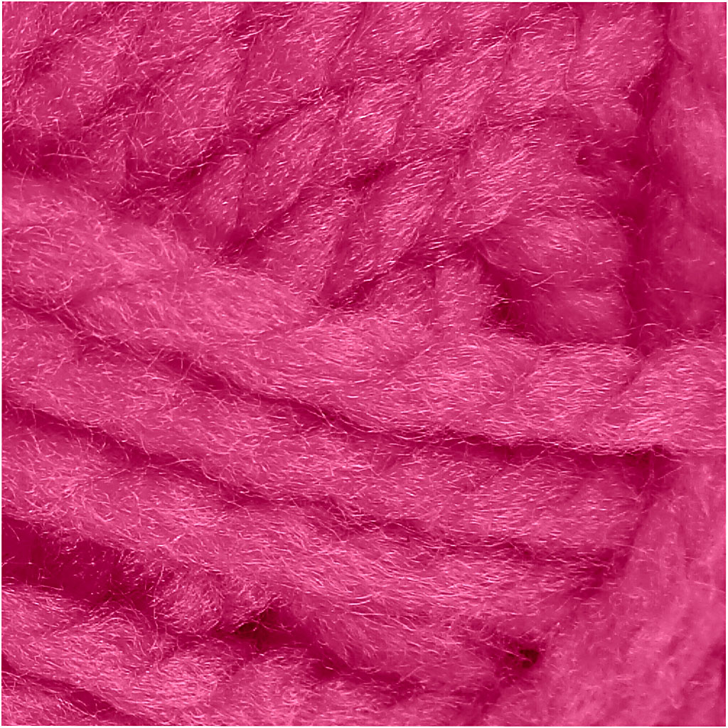 Fantasia Acrylic Yarn, L: 35 M, Maxi, neon pink, 50 g/ 1 ball [HOB-421861]