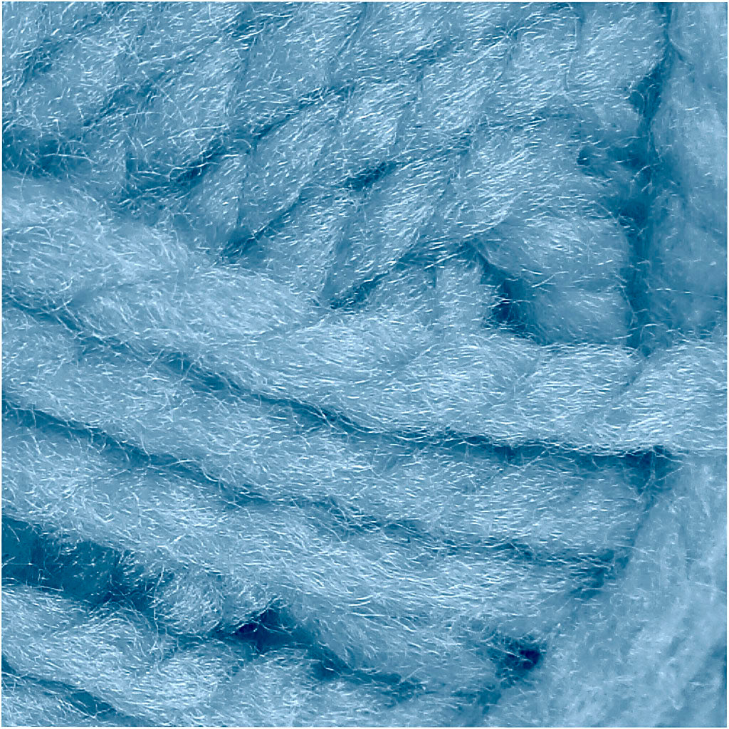 Fantasia Acrylic Yarn, L: 35 M, Maxi, light blue, 50 g/ 1 ball [HOB-421876]