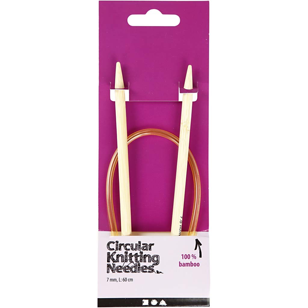 Circular Knitting Needle, L: 60 cm, size 7 mm, 1 pc [HOB-42277]