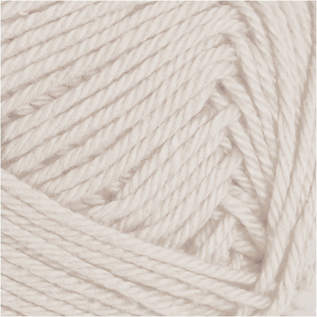 Cotton Yarn, no. 8/4, L: 170 M, needle 3-3,5, sand, 50 g/ 1 ball [HOB-431050]