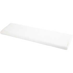 Fabric, W: 145 cm, 140 g, white, 10 m/ 1 roll [HOB-44080]
