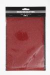 Iron On Foil, A5, sheet 148x210 mm, glitter, red, 1 sheet [HOB-44331]