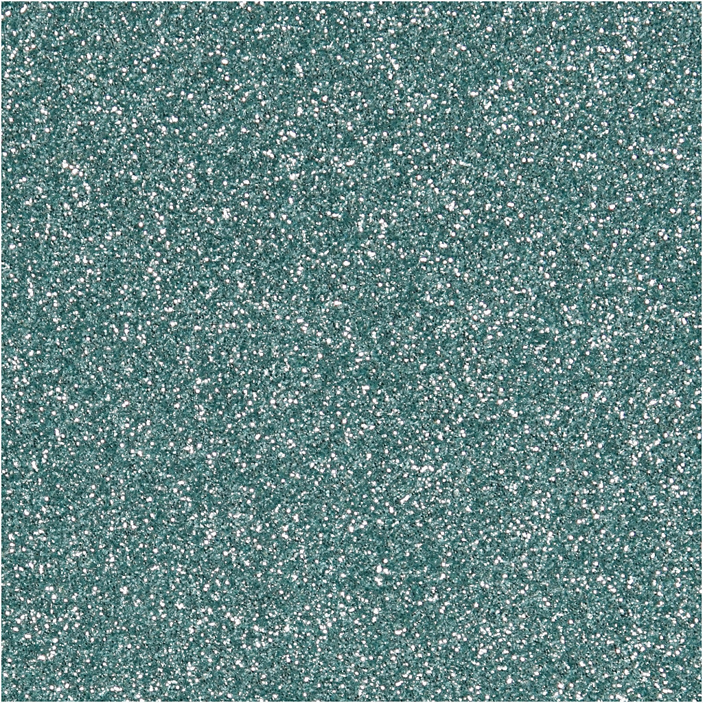 Iron On Foil, A5, sheet 148x210 mm, glitter, light blue, 1 sheet [HOB-44335]