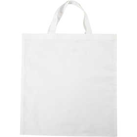 Shopping Bag, size 38x42 cm, 130 g, white, 1 pc [HOB-445490]