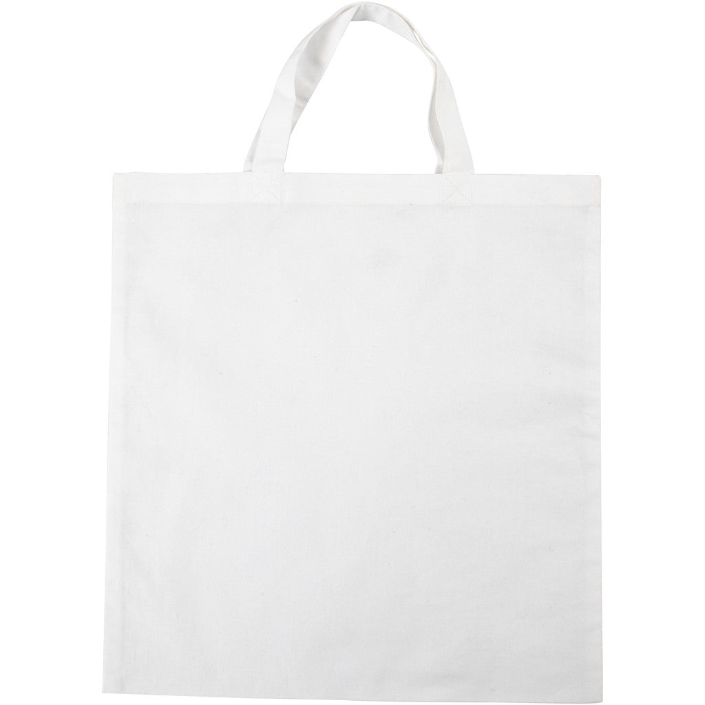 Shopping Bag, size 38x42, 130, white, 20 pc/ 1 pack [HOB-445491]