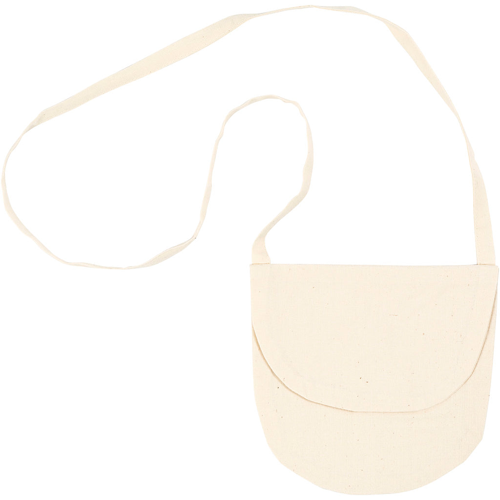 Shoulder Bag, size 15x14 cm, 110 g, light natural