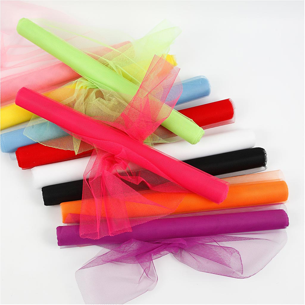 Tulle, W: 50 cm, 10x5 m/ 1 pack [HOB-44610]