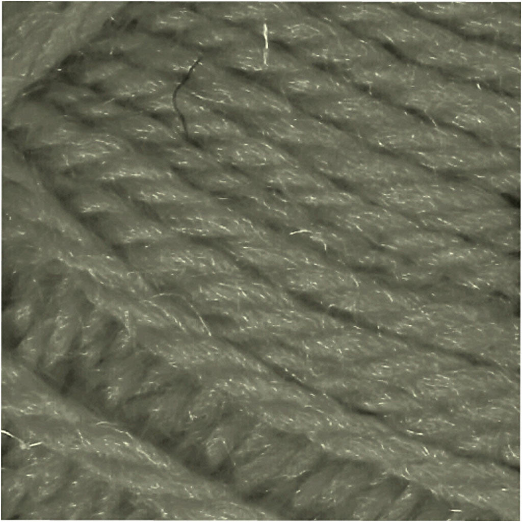 Melbourne Wool Yarn, L: 92 M, dark green, 50 g/ 1 ball [HOB-44785]