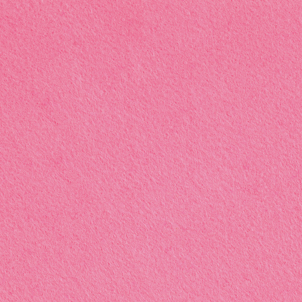 Craft felt, W: 45 cm, thickness 1,5-2 mm, 180-200 g, pink, 5 m/ 1 roll [HOB-45010]