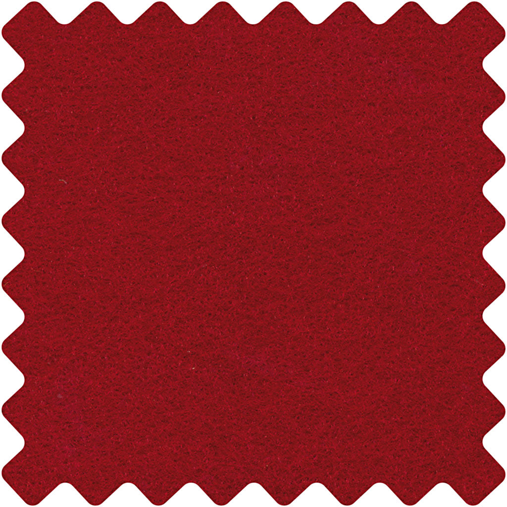 Craft felt, W: 45 cm, thickness 1,5-2 mm, 180-200 g, antique red, 5 m/ 1 roll [HOB-45016]