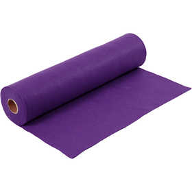 Craft felt, W: 45 cm, thickness 1,5-2 mm, 180-200 g, purple, 5 m/ 1 roll [HOB-45018]