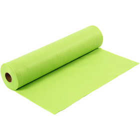 Craft felt, W: 45 cm, thickness 1,5-2 mm, 180-200 g, light green, 5 m/ 1 roll [HOB-45024]
