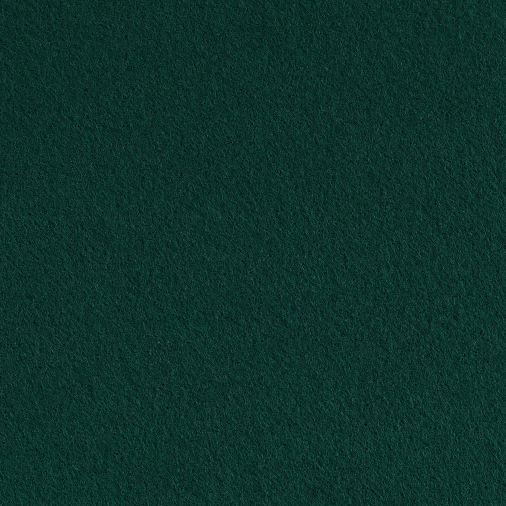 Craft felt, W: 45 cm, thickness 1,5-2 mm, 180-200 g, dark green, 5 m/ 1 roll [HOB-45028]