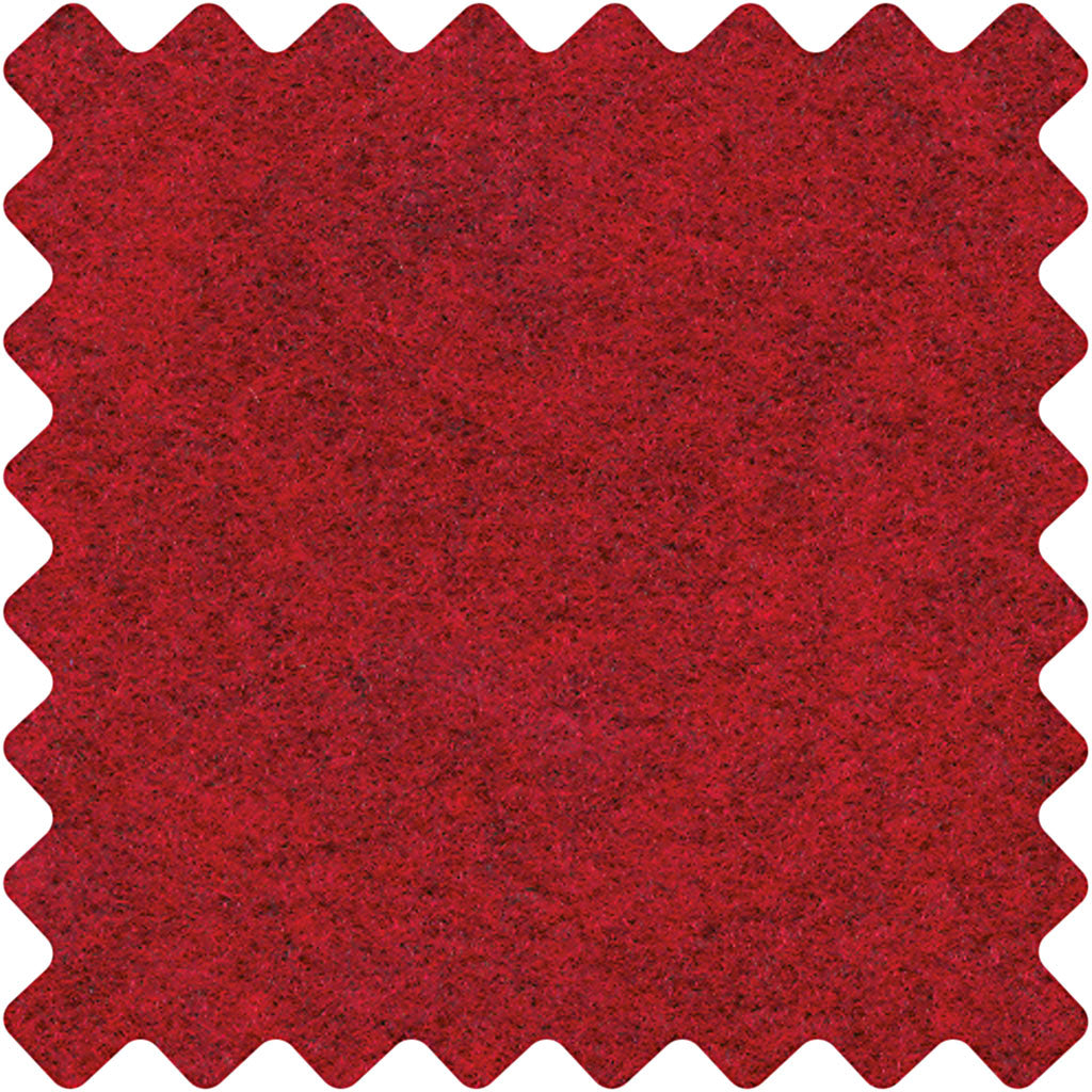 Craft felt, W: 45 cm, thickness 1,5-2 mm, textured, 180-200 g, red, 5 m/ 1 roll [HOB-45040]