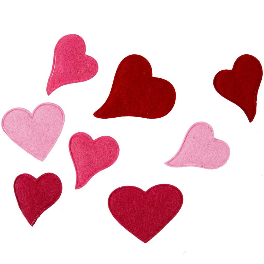 Hearts, 160 pc/ 1 pack [HOB-450741]