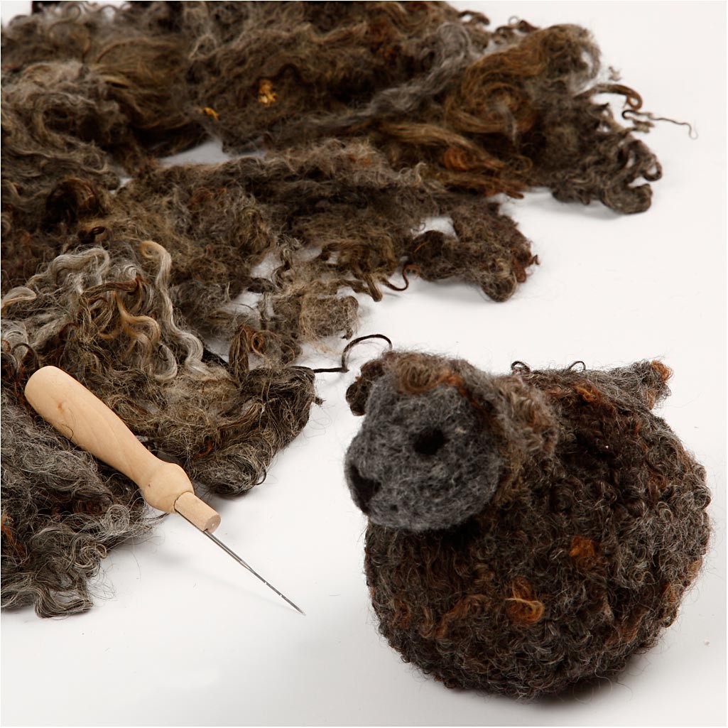 Curly Locks, dark grey, 100 g/ 1 bundle [HOB-45110]