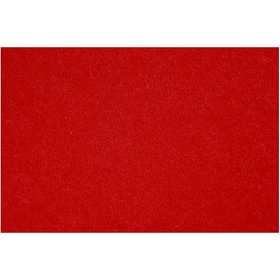 Craft Felt, sheet 42x60 cm, thickness 3 mm, red, 1 sheet [HOB-45233]