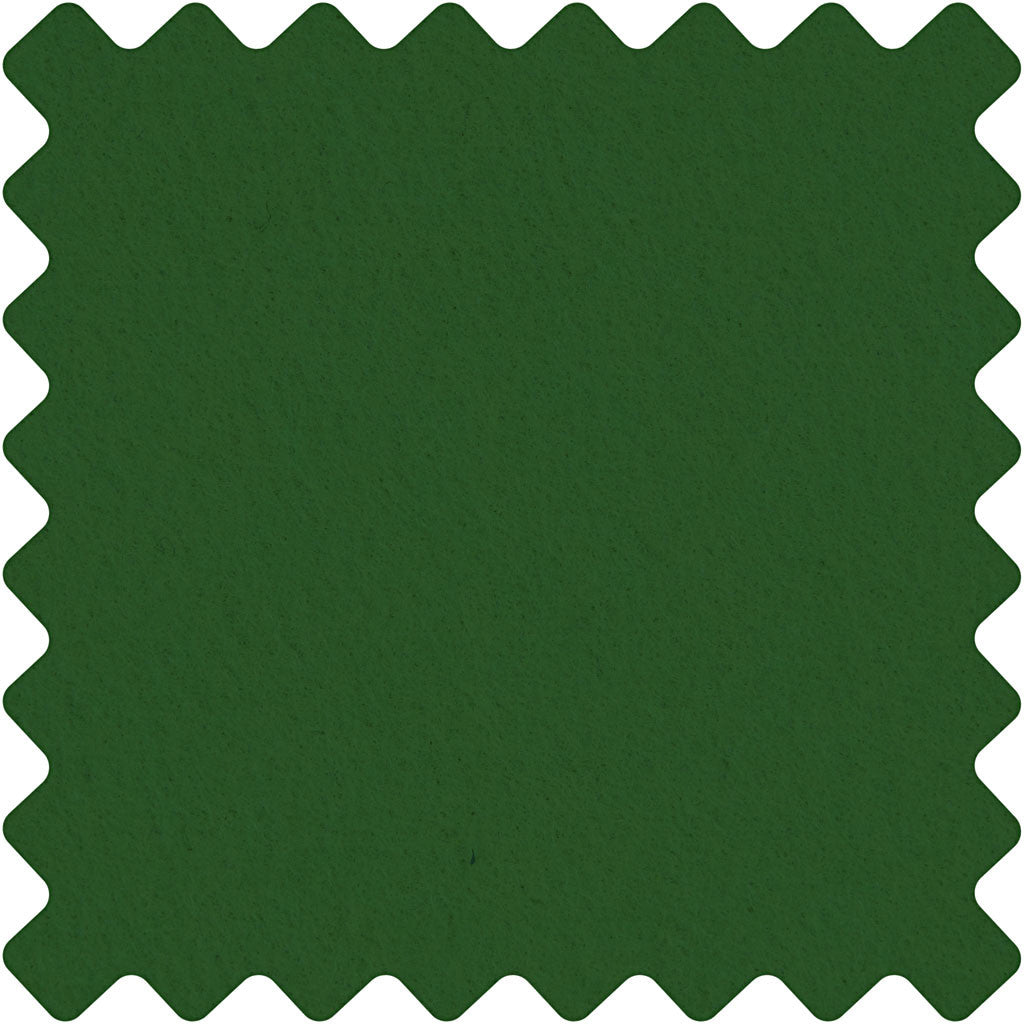 Craft Felt, sheet 42x60 cm, thickness 3 mm, dark green, 1 sheet [HOB-45239]