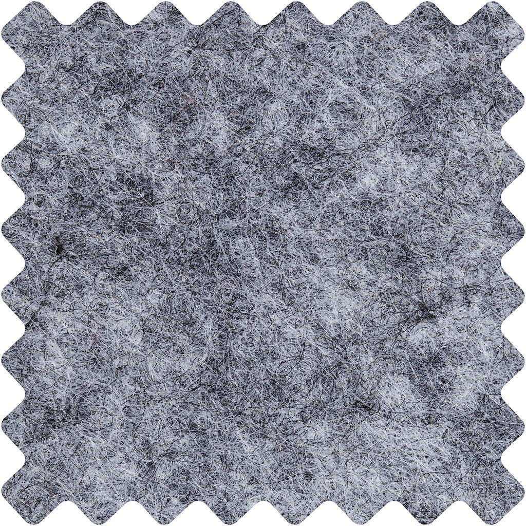 Craft Felt, sheet 42x60 cm, thickness 3 mm, grey, 1 sheet [HOB-45242]