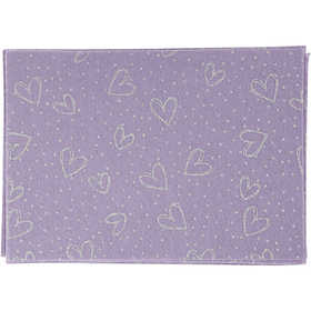 Craft Felt, A4, sheet 210x297 mm, thickness 1,5-2 mm, purple, 10 sheet/ 1 pack [HOB-45387]
