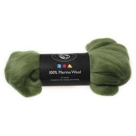 Merino Wool, thickness 21 my, cactus, 100 g/ 1 pack [HOB-46071]