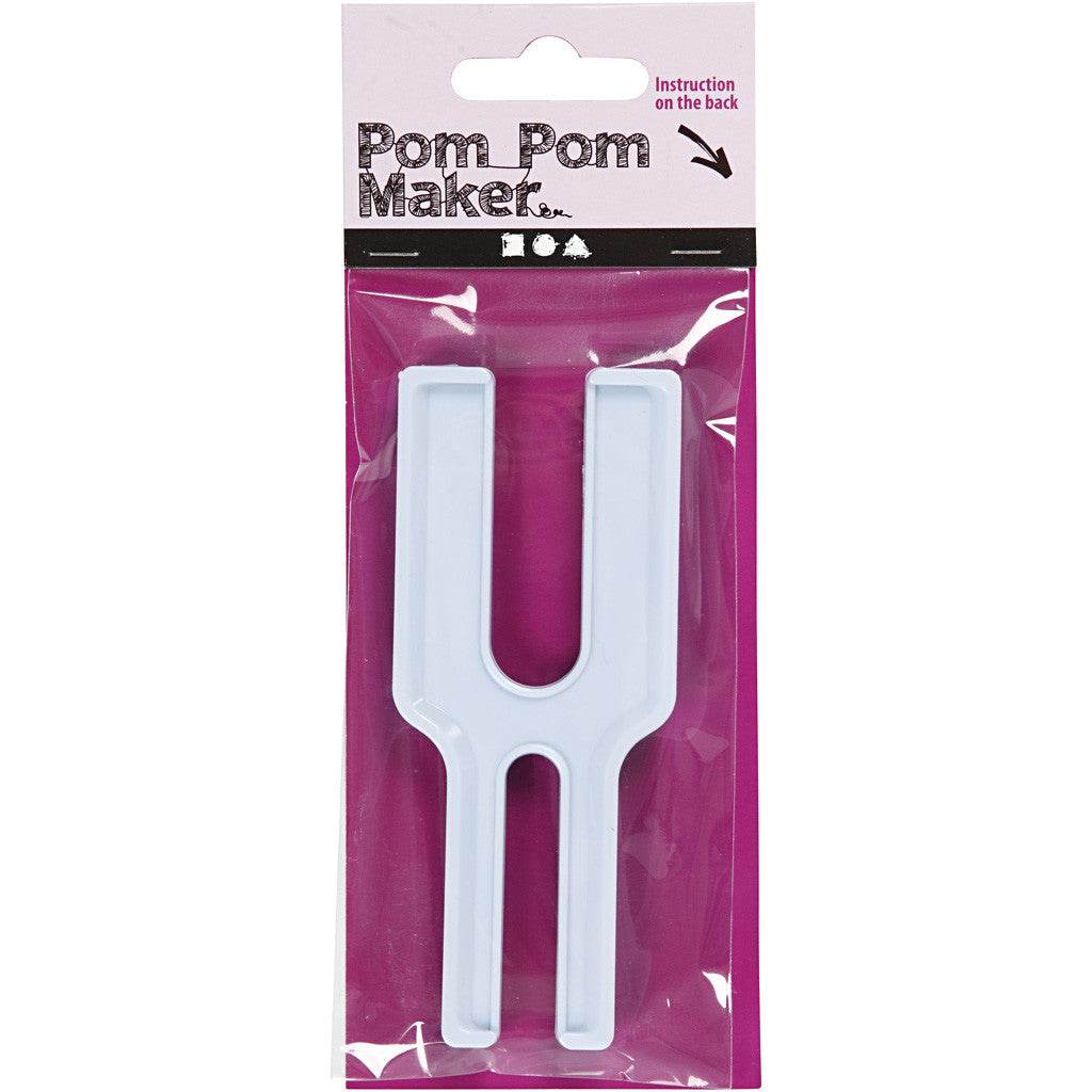 Pom-Pom Making Tool, L: 12 cm, W: 5 cm, 1 pc [HOB-46138]